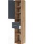 Hyperion Dolap 5 Raflı Tek Çekmeceli Tek Kapaklı 44X44X243 Çam-Antrasit 5