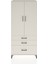 Hyperion Dolap 4 Raflı 3 Çekmeceli 2 Kapaklı 88X44X195 Aytaşı-Aytaşı 1