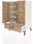 Hyperion Komodin 4 Raflı Tek Çekmeceli 4 Kapaklı 60X44X96 Aytaşı-Çam 4