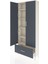 Arges Dolap 5 Raflı Tek Çekmeceli 2 Kapaklı 88X30X221 Aytaşı-Antrasit 4