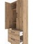 Arges Dolap 3 Raflı 2 Çekmeceli 2 Kapaklı 60X30X163 Çam-Çam 5
