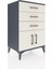 Hyperion Komodin 3 Çekmeceli 2 Kapaklı 60X44X96 Antrasit-Aytaşı 2