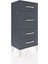 Arges Komodin 4 Çekmeceli 44X30X96 Antrasit-Antrasit 2