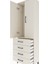 Arges Dolap Tek Raflı 4 Çekmeceli Tek Askılı 60X30X182 Aytaşı-Aytaşı 5