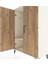 Hyperion Dolap Tek Raflı 2 Kapaklı Tek Askılı 88X44X134 Aytaşı-Çam 5