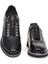 Hakiki Deri Siyah Casual Spor Erkek Ayakkabı Eva Taban - 7911 3