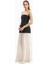 Structured Bodice Gown Pleated Maxi Length Formal Dress Kadın Elbise 4