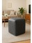 Nubuk Kumaş Kare Puf 40×40×45 cm – Dekoratif Oturma Makyaj Pufu Yuvarlak Bench 2