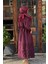 Elbise 2502-5023 Bordo 4