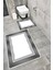 Su Emici Yumuşak Kaymaz Taban Sünger Dolgulu Yıkanabilir Dekoratif Banyo Paspası Takımı 1207GRİ 1