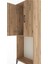Arges Dolap Tek Raflı 2 Kapaklı Tek Askılı 60X30X163 Çam-Çam 5