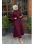 Elbise 2502-5009 Bordo 1