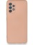 Samsung Galaxy A32 Kılıf Içi Kadife Kaplı Nano Silikon Kapak - Pudra 1