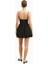 Chiffon Tiered Babydoll Mini Dress Ruched Bust Cami Dress Kadın Elbise 3