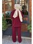 Pantolonlu Takım W-6947 Bordo 4