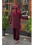 Almarwah Pantolonlu Takım 202933 Bordo 4