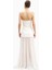 Structured Bodice Gown Pleated Maxi Length Formal Dress Kadın Elbise 2