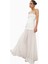 Structured Bodice Gown Pleated Maxi Length Formal Dress Kadın Elbise 4