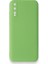 Huawei P Smart S Kılıf Içi Kadife Kaplı Nano Silikon Kapak - Yeşil 1