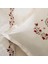 Layali Nakışlı Çift Kişilik Nevresim Takımı Beyaz 9