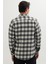 Erkek Slim Fit Dar Kesim Uzun Kollu Cepli Kareli Dama Desenli Kışlık Oduncu Gömlek 7