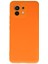 Xiaomi Mi 11 Kılıf Içi Kadife Kaplı Nano Silikon Kapak - Turuncu 1