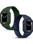 Apple Watch 38MM Airshield Edition Tasarımlı Kasa Koruyuculu Silikon Kordon 4