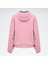 Hooded Vector Top Pembe Kadın Eşofman Üstü 4