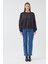 Kadın Oversize Bisiklet Yakalı Scuba Sweatshirt 2