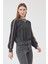 Kadın Oversize Bisiklet Yakalı Sweatshirt 3