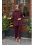 Pantolonlu Takım 2502-3013 Bordo 1
