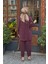Pantolonlu Takım 2502-3013 Bordo 4