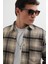 Erkek Regular Fit Klasik Kesim Büyük Kareli Tep Cepli Oduncu Gömlek 1