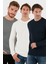 Pamuklu Bisklet Yaka Slim Fit Basic 3'lü Paket Sweat Erkek Sweat 5905073S3 1