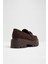 Oneameth Ayakkabı Düz Oxford & Loafer - Kahverengi 2