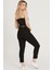 Yüksek Bel Skinny Pantolon M1213 Siyah 2
