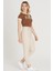 Yüksek Bel Skinny Pantolon M1213 Bej 3
