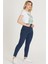 Yüksek Bel Skinny Pantolon M1213 Koyu Mavi 4