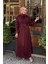 Elbise 2502-5001 Bordo 1