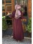 Elbise 2502-5001 Bordo 4