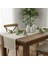 1 Adet Pamuk Polyester Karışımlı Yıkanabilir Kumaş Runner 37X136 cm 1