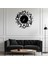 Dekoratif Metal Duvar Saati – Lazer Kesim, Şık ve Minimalist - 60X60CM 3