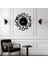 Dekoratif Metal Duvar Saati – Lazer Kesim, Şık ve Minimalist - 60X60CM 5