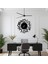 Dekoratif Metal Duvar Saati – Lazer Kesim, Şık ve Minimalist - 60X60CM 6