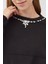 Kadın Oversize Yuvarlak Yakalı Scuba Sweatshirt 5