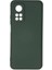 Xiaomi Mi 10T Kılıf Içi Kadife Kaplı Nano Silikon Kapak - Koyu Yeşil 1