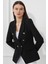 Düğmeli Diana Blazer Ceket M4488 Siyah 3