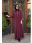 Mıss Dalida Elbise T26K-4006 Bordo 1