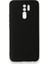Redmi 9 Kılıf Içi Kadife Kaplı Nano Silikon Kapak - Siyah 1