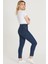 Yüksek Bel Skinny Pantolon M1213 Mavi 4